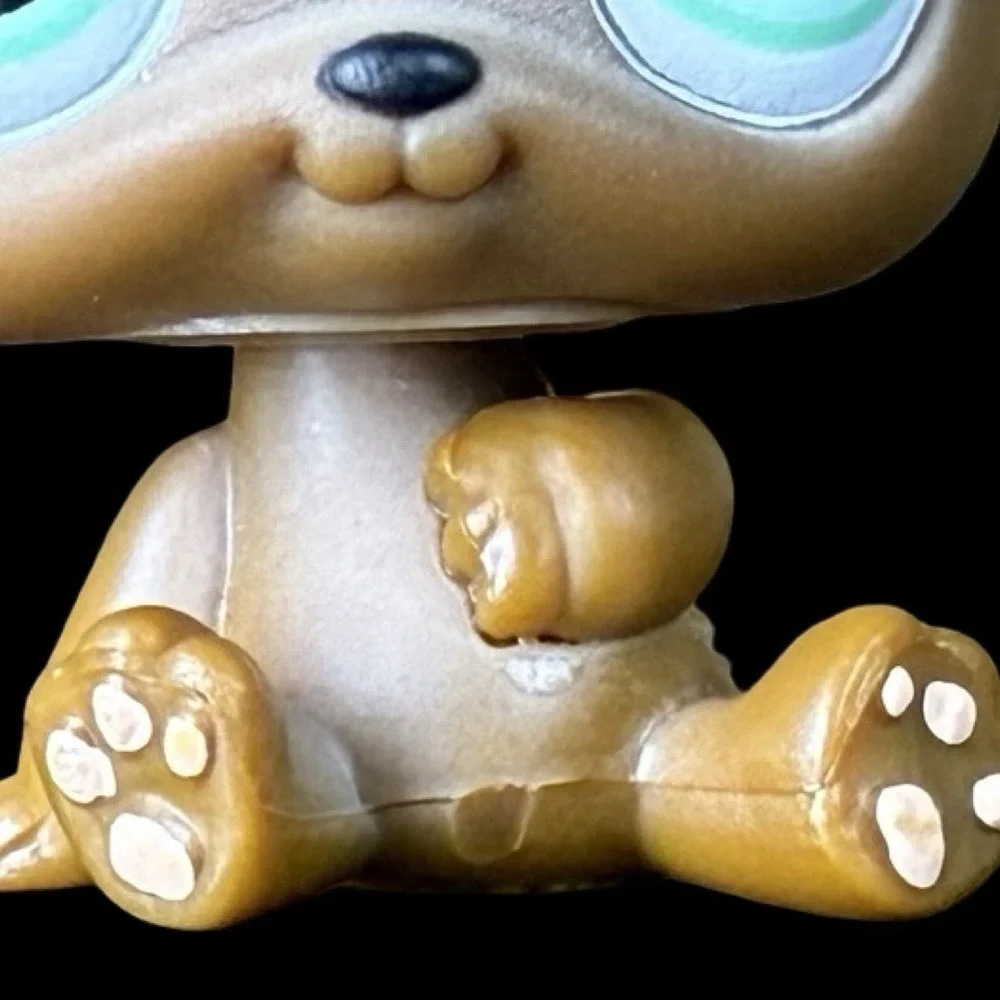Hasbro Littlest Pet Shop LPS #1001 Bear Teal Eyes